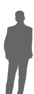 Mannelijk silhouette